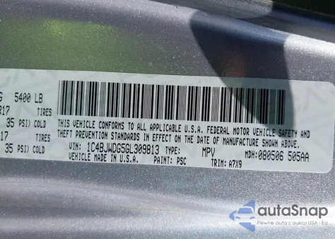 2016 Jeep Wrangler Unlimited Sport z USA, uszkodzony, nr VIN 1C4BJWDG5GL309813